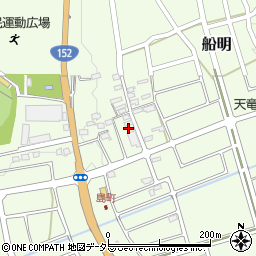 静岡県浜松市天竜区船明1512周辺の地図
