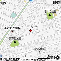 ユータック株式会社　配送センター周辺の地図