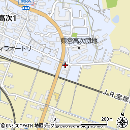 株式会社平尾工務店　三田営業所周辺の地図