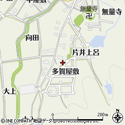 愛知県岡崎市羽栗町多賀屋敷34周辺の地図