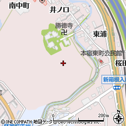 愛知県岡崎市本宿町寺山周辺の地図