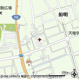 静岡県浜松市天竜区船明1424周辺の地図