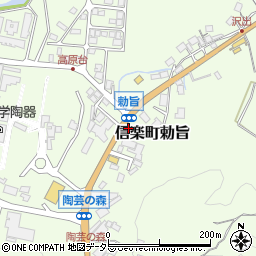 滋賀県甲賀市信楽町勅旨1961周辺の地図