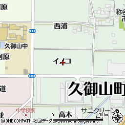 京都府久世郡久御山町野村イノコ周辺の地図
