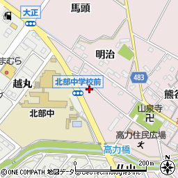 幸田建装周辺の地図
