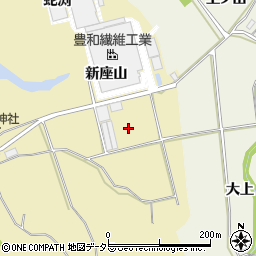 愛知県岡崎市桑谷町東野周辺の地図