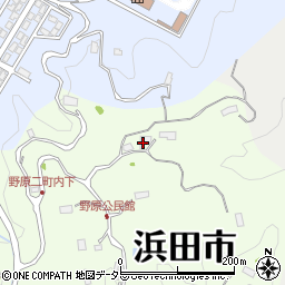 島根県浜田市野原町1708周辺の地図