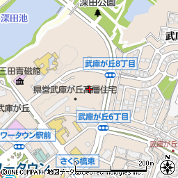 三田武庫が丘高層３棟周辺の地図