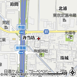 京都府久世郡久御山町市田和気58周辺の地図