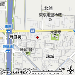 京都府久世郡久御山町市田和気38-3周辺の地図