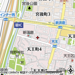 愛知県碧南市天王町1丁目37周辺の地図