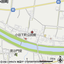 兵庫県小野市小田町641周辺の地図