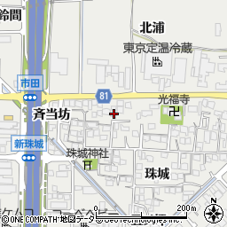 京都府久世郡久御山町市田和気39周辺の地図