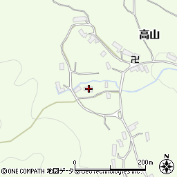 大阪府豊能郡豊能町高山642周辺の地図