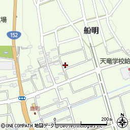 静岡県浜松市天竜区船明377周辺の地図