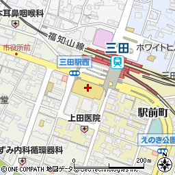 ソフトバンク三田周辺の地図