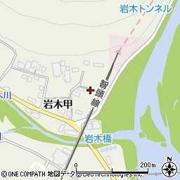 兵庫県赤穂郡上郡町岩木甲616周辺の地図