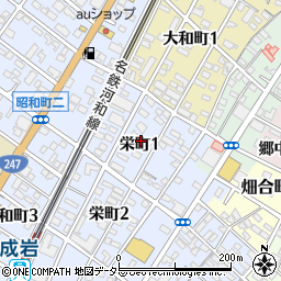 〒475-0846 愛知県半田市栄町の地図