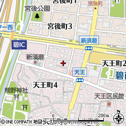 愛知県碧南市天王町1丁目44周辺の地図