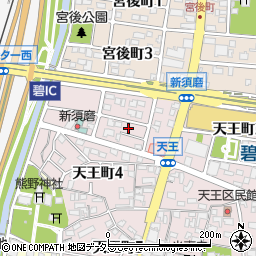 愛知県碧南市天王町1丁目43周辺の地図