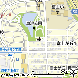 富士が丘コミュニティセンター周辺の地図
