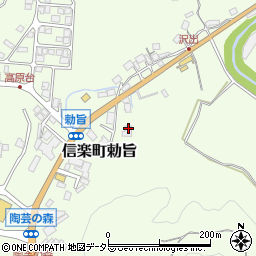 滋賀県甲賀市信楽町勅旨2032周辺の地図