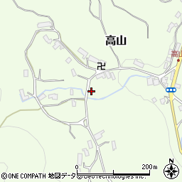 大阪府豊能郡豊能町高山588周辺の地図