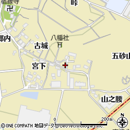 愛知県西尾市西浅井町古城31-2周辺の地図