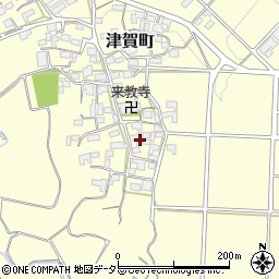 三重県鈴鹿市津賀町1343周辺の地図