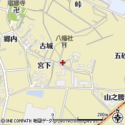愛知県西尾市西浅井町古城31周辺の地図