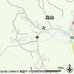 大阪府豊能郡豊能町高山591-1周辺の地図