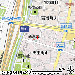 愛知県碧南市天王町1丁目32周辺の地図