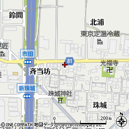 京都府久世郡久御山町市田和気50周辺の地図