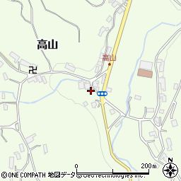 大阪府豊能郡豊能町高山816周辺の地図