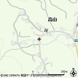 大阪府豊能郡豊能町高山475周辺の地図