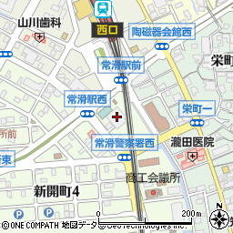 スプリングサニーホテル名古屋常滑駅前駐車場周辺の地図