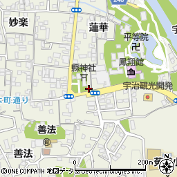 京都府宇治市宇治蓮華73周辺の地図