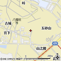 愛知県西尾市西浅井町古城31-1周辺の地図