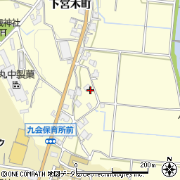 兵庫県加西市下宮木町203周辺の地図