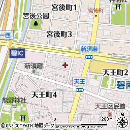 愛知県碧南市天王町1丁目16周辺の地図