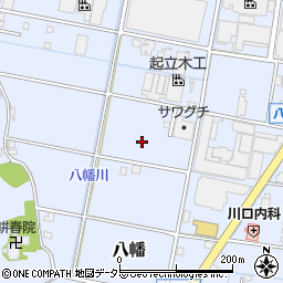 静岡県藤枝市八幡周辺の地図
