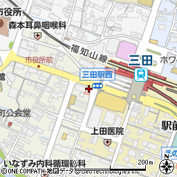 三田駅前さつき薬局周辺の地図