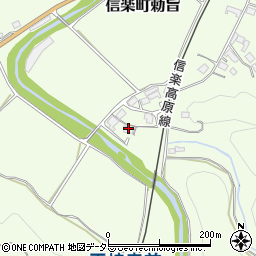 滋賀県甲賀市信楽町勅旨657周辺の地図