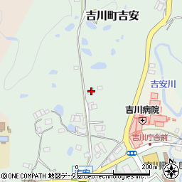 兵庫県三木市吉川町吉安194周辺の地図