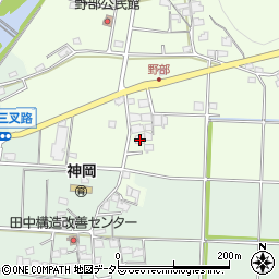 兵庫県たつの市神岡町野部308周辺の地図