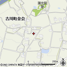 兵庫県三木市吉川町金会420周辺の地図