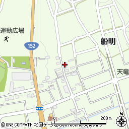 静岡県浜松市天竜区船明1435周辺の地図