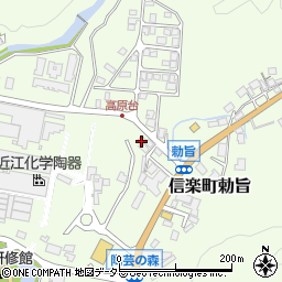 滋賀県甲賀市信楽町勅旨1970周辺の地図