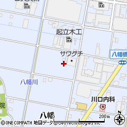 静岡県藤枝市八幡420-4周辺の地図