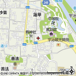 岩井勘造商店芳春園周辺の地図